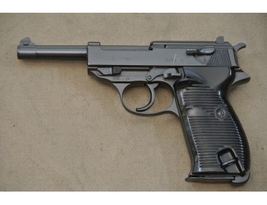 Halbautomatische Pistole, Walther cyq (Spreewerke) Mod. P 38,  Kal. 9 mm Luger.