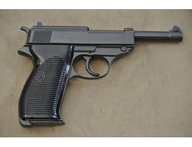 Halbautomatische Pistole, Walther cyq (Spreewerke) Mod. P 38,  Kal. 9 mm Luger.