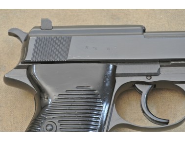 Halbautomatische Pistole, Walther cyq (Spreewerke) Mod. P 38,  Kal. 9 mm Luger.