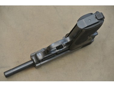 Halbautomatische Pistole, Walther cyq (Spreewerke) Mod. P 38,  Kal. 9 mm Luger.