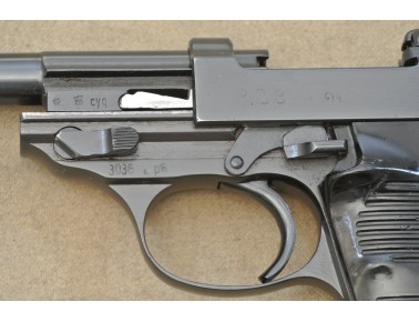 Halbautomatische Pistole, Walther cyq (Spreewerke) Mod. P 38,  Kal. 9 mm Luger.