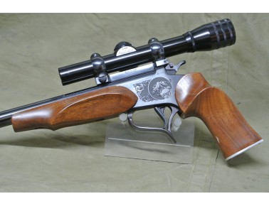 Einzellader Pistole,  Thompson Center Mod. Contender,  Kal. .44RemMag., u. Wechsellauf Kal. .22 lr. Einzellader Pistole,  Thompson Center Mod. Contender,  Kal. .44RemMag., u. Wechsellauf Kal. .22 lr.