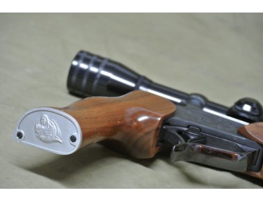 Einzellader Pistole,  Thompson Center Mod. Contender,  Kal. .44RemMag., u. Wechsellauf Kal. .22 lr. Einzellader Pistole,  Thompson Center Mod. Contender,  Kal. .44RemMag., u. Wechsellauf Kal. .22 lr.