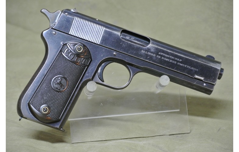 Halbautomatische Pistole Colt Mod. 1903 Hammer, Kal. .38 ACP, Baujahr 1916