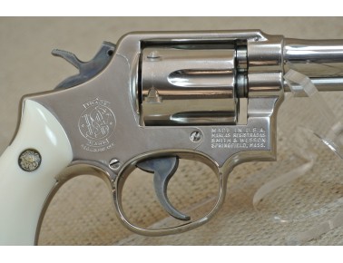 Revolver, Smith & Wesson, Mod. 10-2, 4 Zoll, Kal. .38 S&W, Detroit-Police