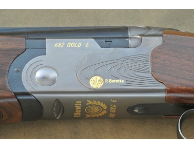 Bockdoppelflinte (Trapp), Beretta Italien, Modell 682 Gold E,  Kal. 12/70.