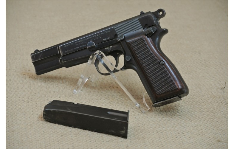 Halbautomatische Pistole, FN High Power, M 1950 LGK. N.Ö. 0727, Kal. 9mm Luger