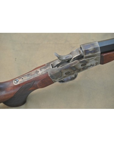 Pedersoli Rolling Block Greedmore, Kal. .45-70, mit Diopter in orig. Verpackung.