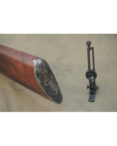 Pedersoli Rolling Block Greedmore, Kal. .45-70, mit Diopter in orig. Verpackung.