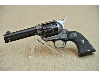 Revolver, Colt Mod. 1873,  4 3/4 Zoll Lauf , Kal. .45 Colt, Baujahr 1958, mit Original Hollywood Holster aus dieser Zeit.