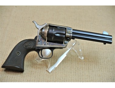 Revolver, Colt Mod. 1873,  4 3/4 Zoll Lauf , Kal. .45 Colt, Baujahr 1958, mit Original Hollywood Holster aus dieser Zeit.