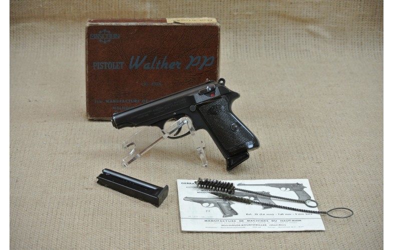 Halbautomatische Pistole, (Manurhin) Walther PP, Kal. .22lr.