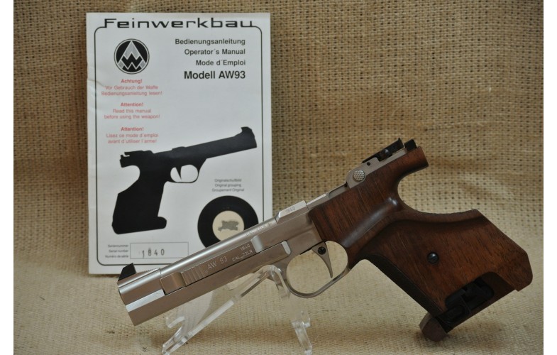 Halbautomatische Pistole, Feinwerkbau Mod AW 63, Kal. .22 lr.