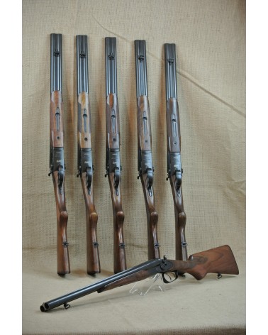 Hahndoppelflinte (Kutscherflinte), Baikal  Mod. 43 KH, Kal. 12/70 mit Wechselchokes..