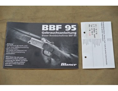 Bockbüchsflinte, Blaser BBF 95 Luxus, Kal. 30-06, 20/76