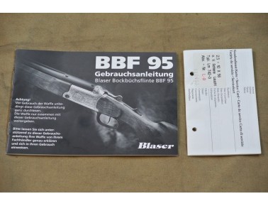 Bockbüchsflinte, Blaser BBF 95 Luxus, Kal. 30-06, 20/76 Bockbüchsflinte, Blaser BBF 95 Luxus, Kal. 30-06, 20/76