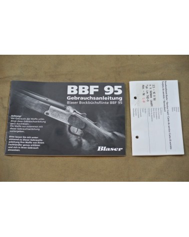 Bockbüchsflinte, Blaser BBF 95 Luxus, Kal. 30-06, 20/76